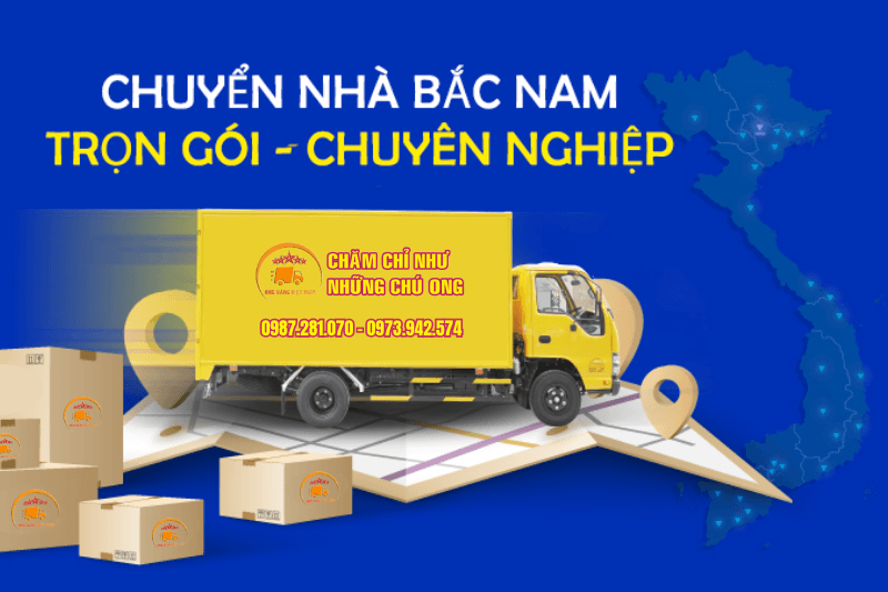 Chuyển nhà trọn gói Bắc Nam trọn gói, chuyên nghiệp