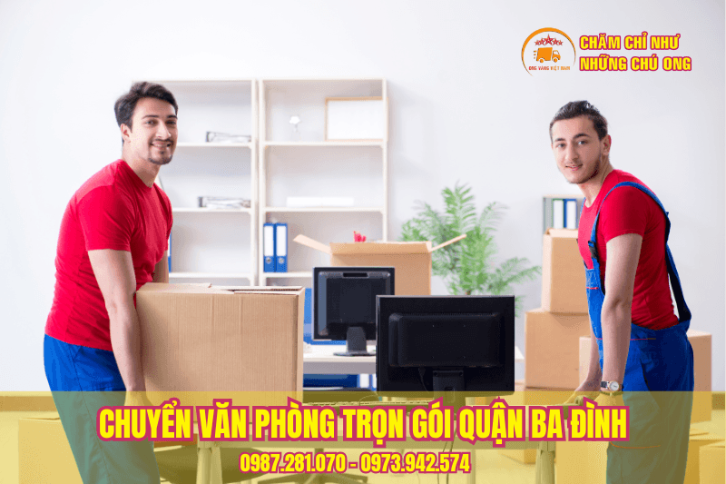 Quy trình chuyển văn phòng trọn gói quận Ba Đình chuyên nghiệp, nhanh chóng