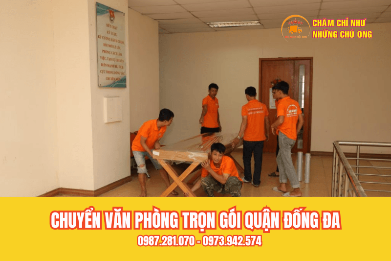 Quy trình chuyển văn phòng trọn gói quận Đống Đa của Ong Vàng – Uy tín, nhanh chóng và chuyên nghiệp