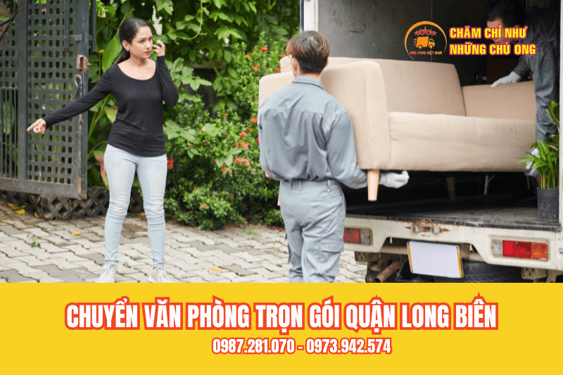 Dịch vụ chuyển nhà trọn gói quận Long Biên của Ong Vàng uy tín, giá rẻ