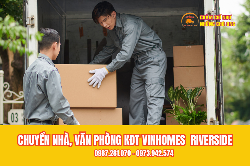 Dịch vụ chuyển nhà, chuyển văn phòng tại KĐT Vinhomes Riverside của Ong Vàng với cam kết nổi bật