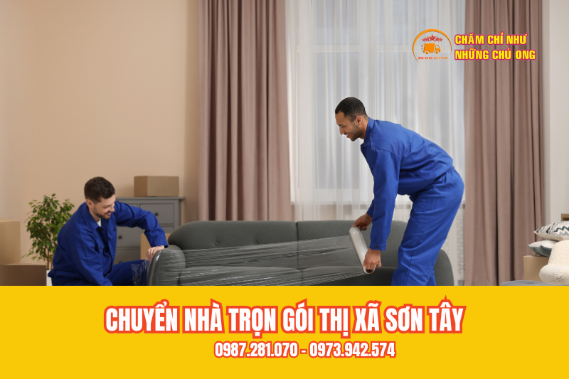 Quy trình vận chuyển nhà trọn gói tại thị xã Sơn Tây của Chuyển nhà Ong Vàng