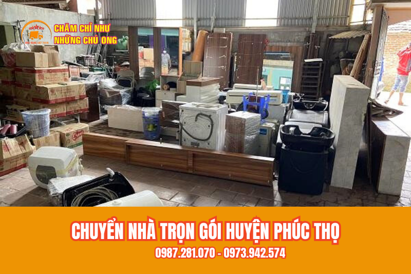 Bảng giá dịch vụ chuyển nhà trọn gói Huyện Phúc Thọ của chuyển nhà Ong Vàng
