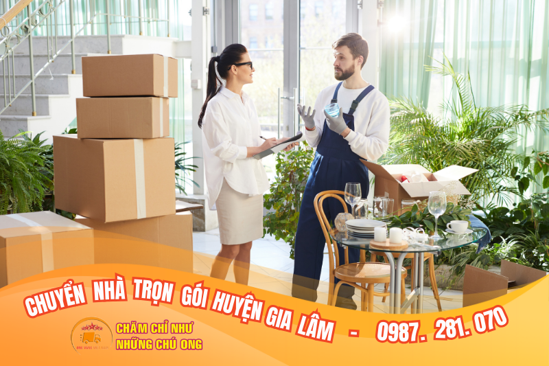 Giới thiệu dịch vụ chuyển nhà trọn gói huyện Gia Lâm của Ong Vàng