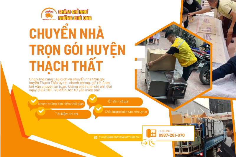 Tại sao nên chọn dịch vụ chuyển nhà trọn gói huyện Thạch Thất?