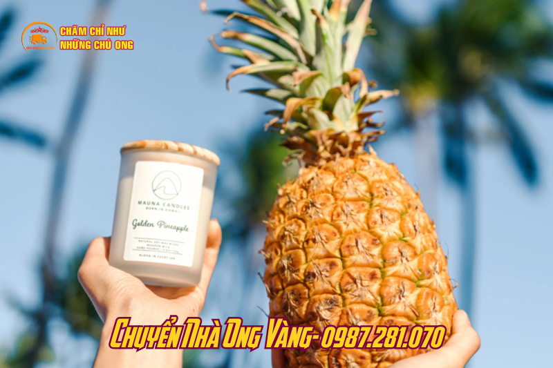 Khử mùi sơn nhà mới bằng nến quả dứa