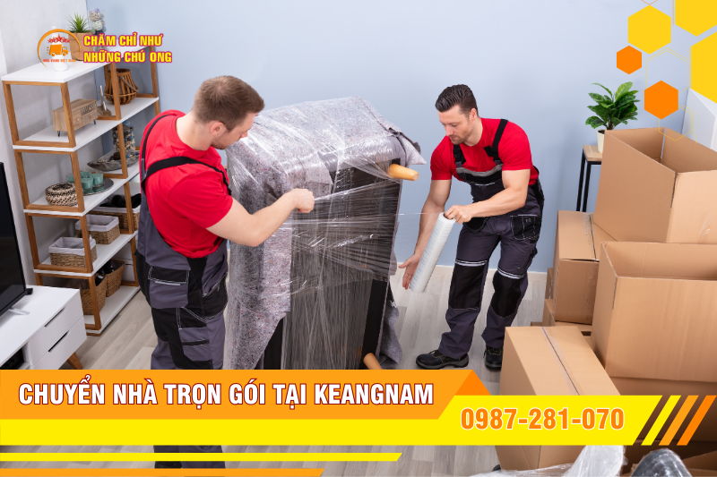 Quy trình chuyển nhà trọn gói tại Keangnam của Ong Vàng