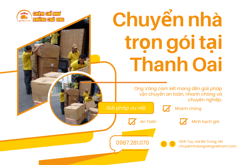 Công ty chuyển nhà trọn gói tại Thanh Oai uy tín