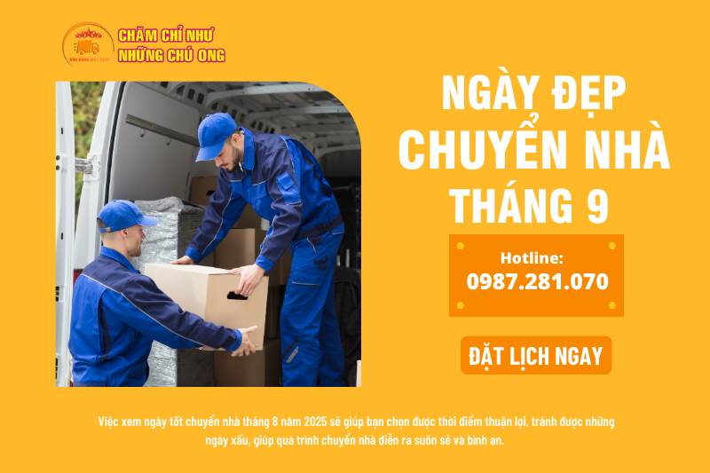 Ngày Tốt Chuyển Nhà Tháng 9 Năm 2025 – Chọn Ngày Hoàng Đạo Nhập Trạch