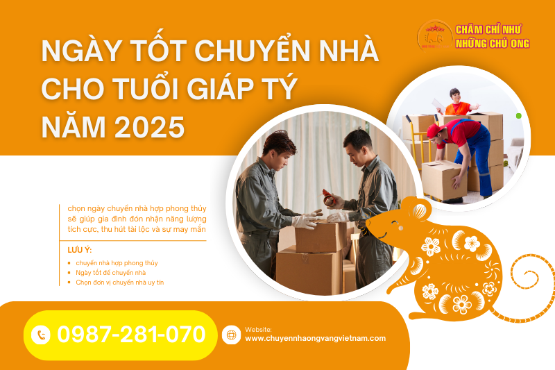 Ngày Tốt Chuyển Nhà Cho Tuổi Giáp Tý Năm 2025