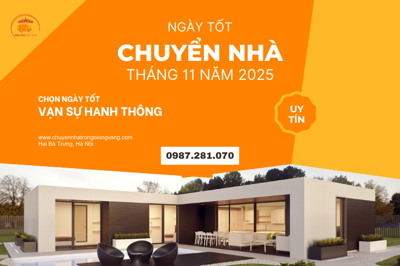 Ngày Tốt Chuyển Nhà Tháng 11 Năm 2025 – Chọn Ngày Đẹp Nhập Trạch May Mắn