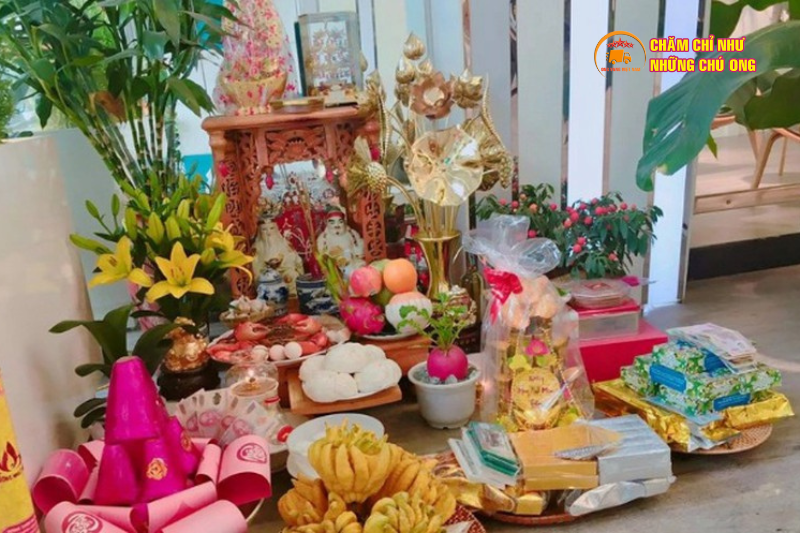 Văn khấn bao sái bàn thờ Thần Tài đúng nghi thức