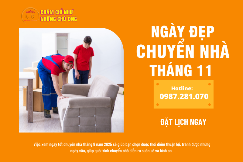 Tháng 11 – Thời điểm “vàng” để bạn chuyển nhà thuận lợi