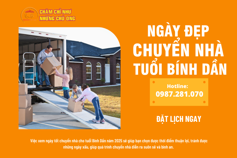 Danh Sách Ngày Đẹp Chuyển Nhà Cho Tuổi Bính Dần Năm 2025