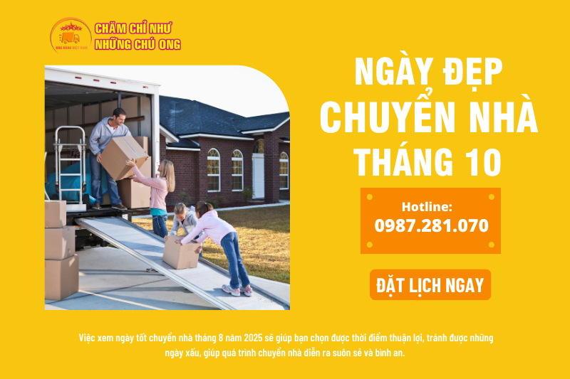 Ngày tốt chuyển nhà tháng 10 năm 2025 chuẩn phong thủy, cập nhật mới nhất