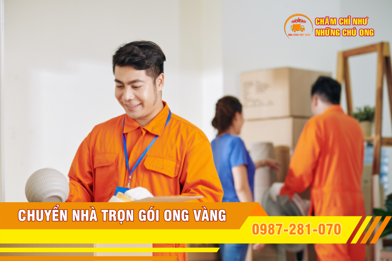 Ong Vàng – Dịch vụ chuyển nhà trọn gói đáng tin cậy, giúp bạn an tâm từng bước