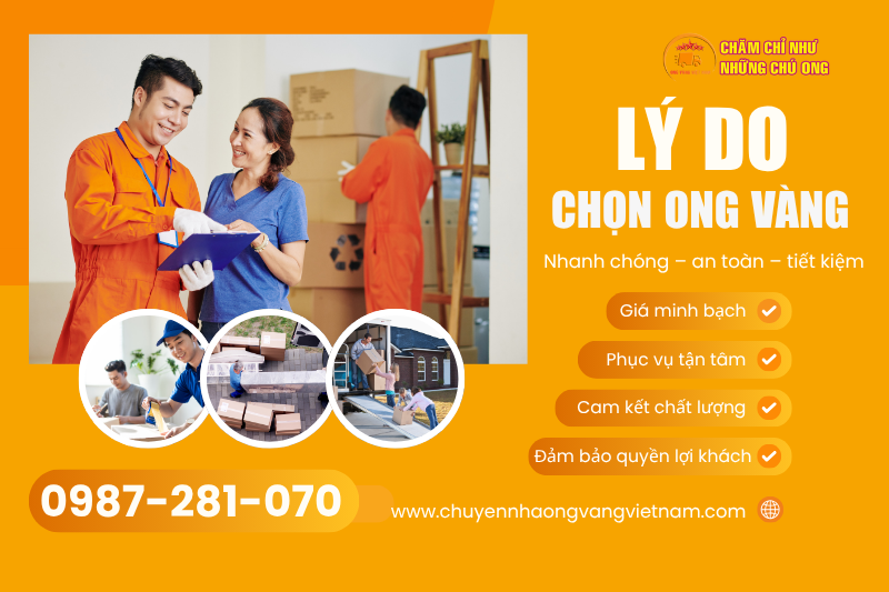 Vì sao nên chọn Chuyển Nhà Ong Vàng?