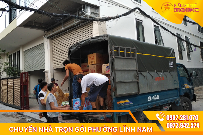 Chuyển nhà Ong Vàng – Giải pháp chuyển nhà trọn gói phường Lĩnh Nam chuyên nghiệp và đáng tin cậy